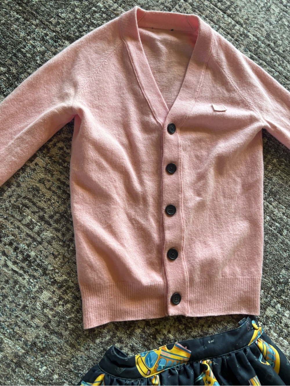 Acne baby pink Cardigan Sweater XXS, EUC